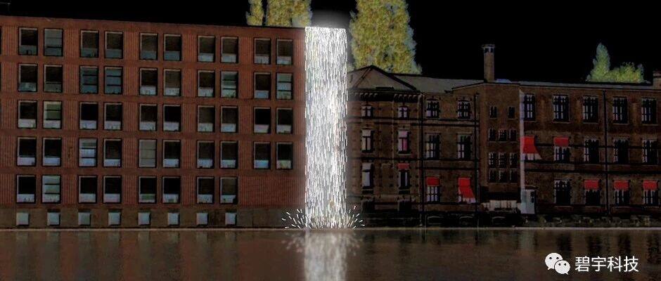 创意丨疑是银河落九天——灯光瀑布 — 配图 1