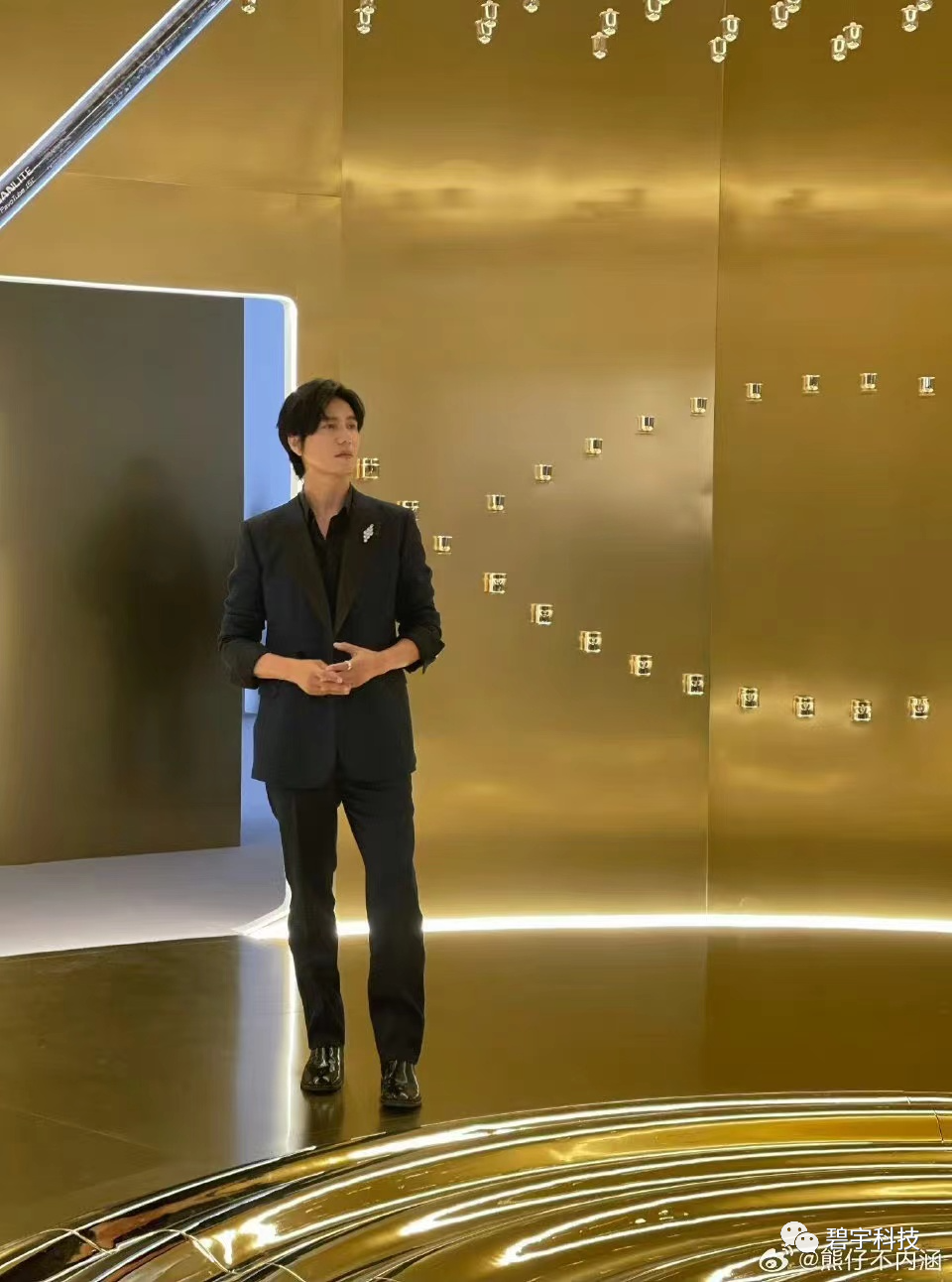 金色波浪——兰蔻菁纯艺术展创意装置 — 配图 7