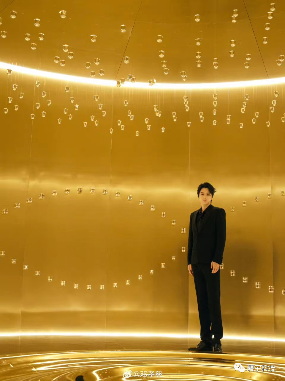 金色波浪——兰蔻菁纯艺术展创意装置 — 配图 9