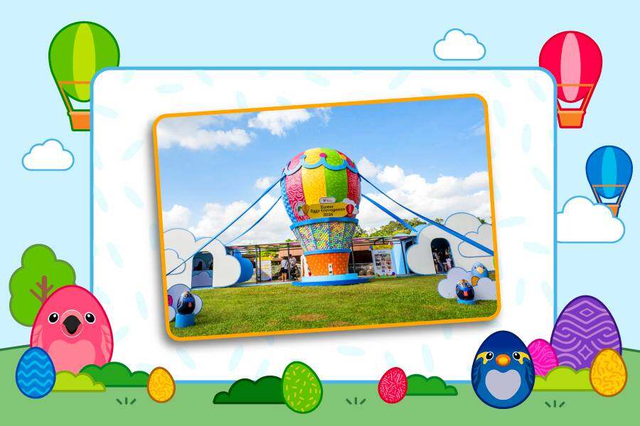 万态西区热气球扭蛋机活动 — 万态保育集团提供